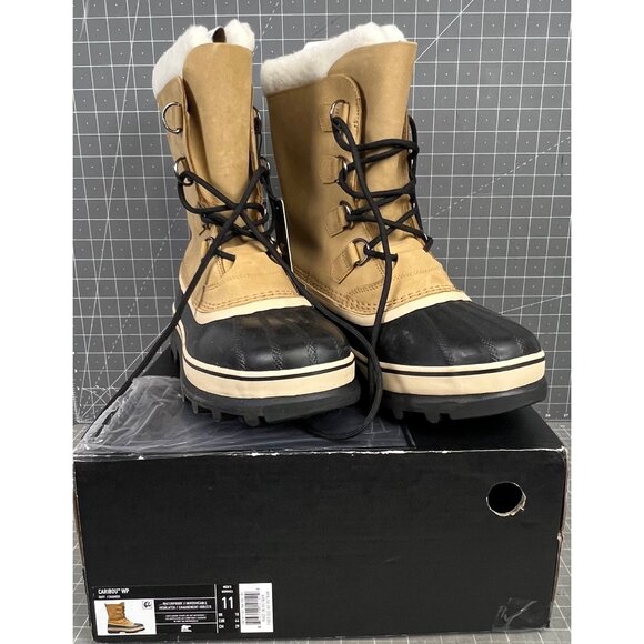 Sorel Caribou Men’s Waterproof Insulated Winter Boot Size 11 NEW - Picture 1 of 10